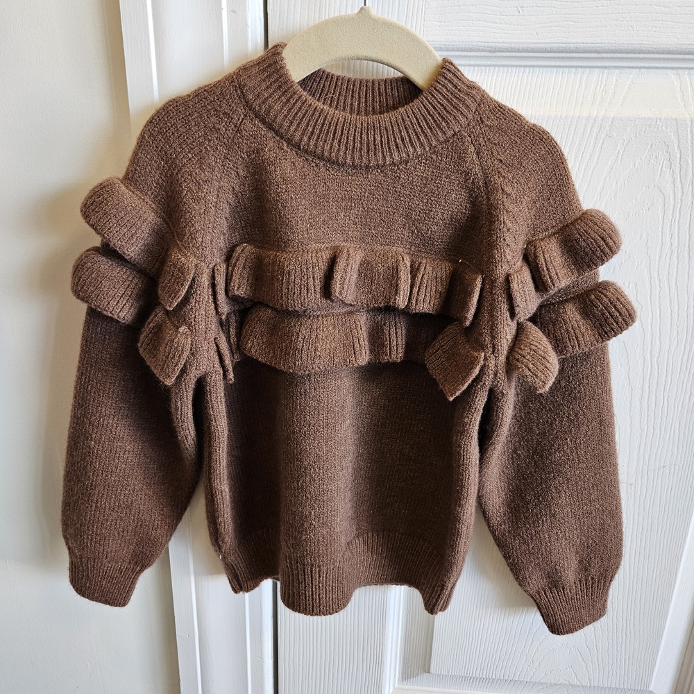 Brown Kids Sweater 3/4T